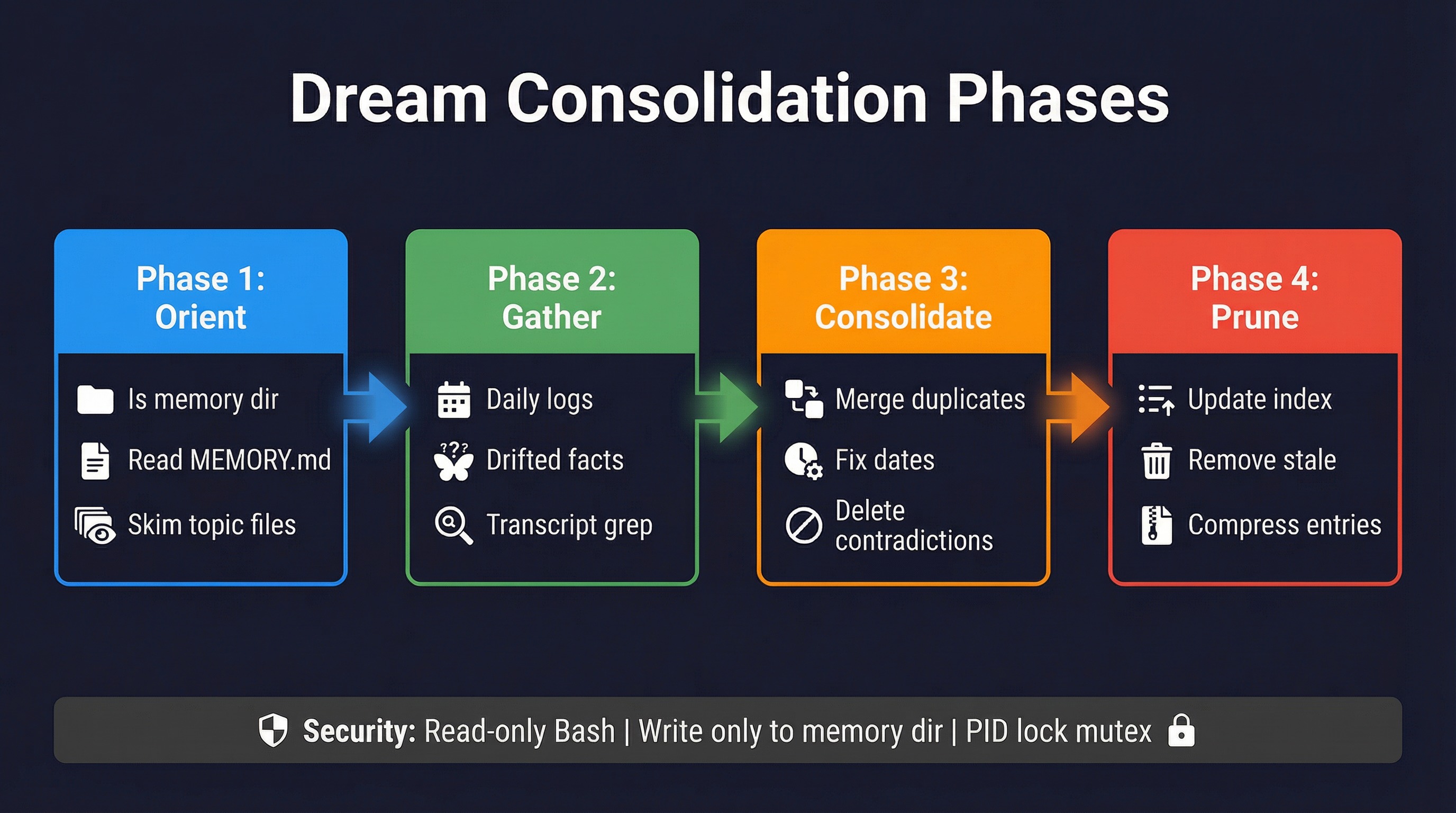AutoDream Four Phases